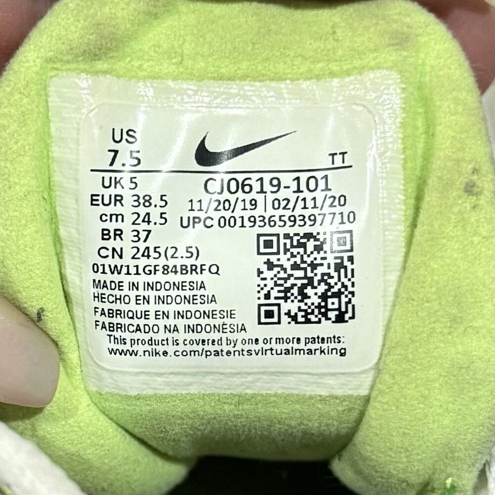 Nike Air Max 270 React Shoes Women Sz 7.5 White Pink Running Sneakers CJ0619-101 - Picture 8 of 8